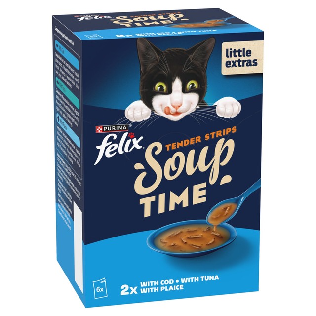 Felix wet cat food Fish Selection 6 x 48g - British product