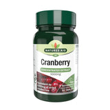 Natures Aid cranberry supplement tablets 5000mg, imported from the UK