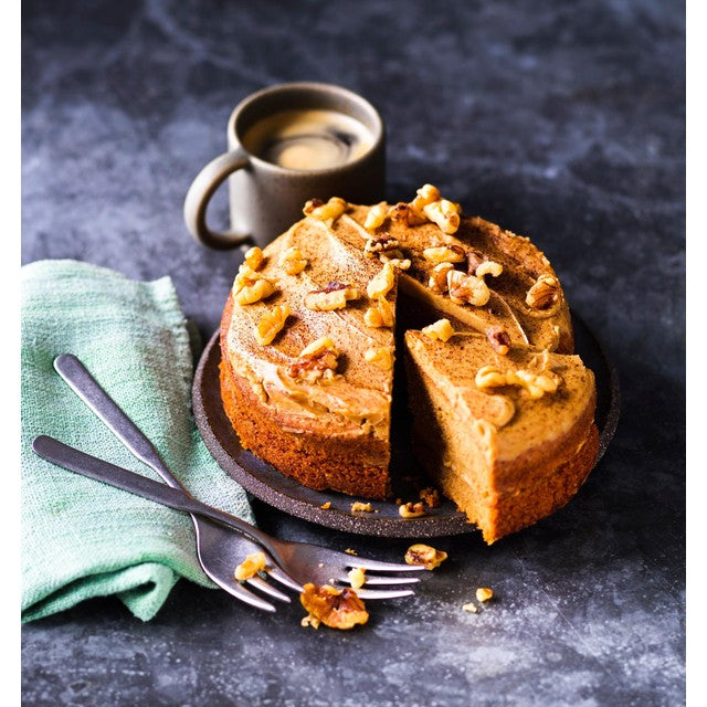 M&S Made Without Coffee Walnut Cake 390g, imported from the UK