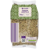 Ocado green lentils 500g, imported from the UK