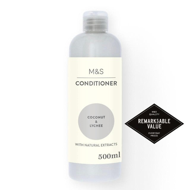 M&S Everyday Conditioner Coconut & Lychee 500ml, imported from the UK