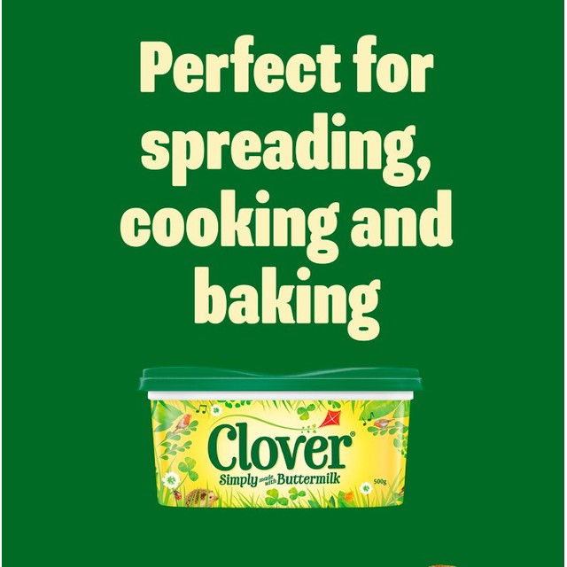 Clover spreadable buttery spread with buttermilk - British product