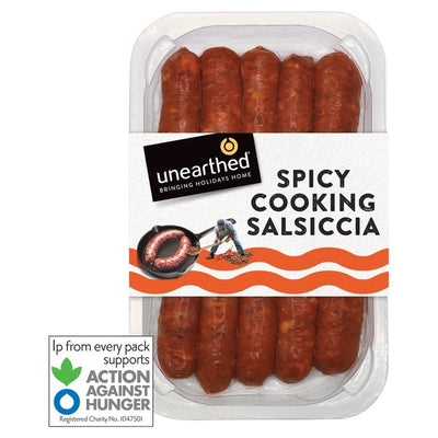 Saucisse de porc Salsiccia épicée Unearthed 250g