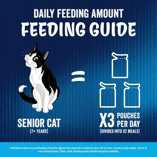 Felix senior cat food fish in jelly pouches - British product