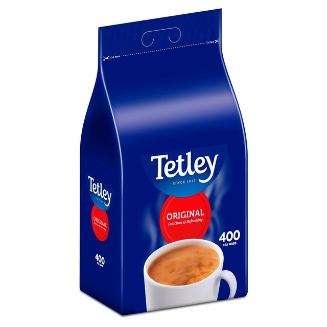 Tetley black tea bags 400 count (British brand)