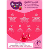 Bassetts raspberry multivitamin gummies 60 pack - British product