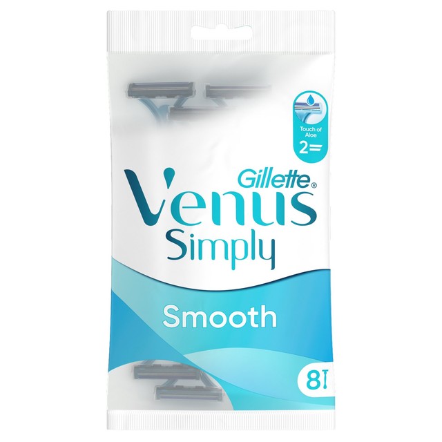 Gillette Simply Venus women's disposable razors 8 pack, UK version