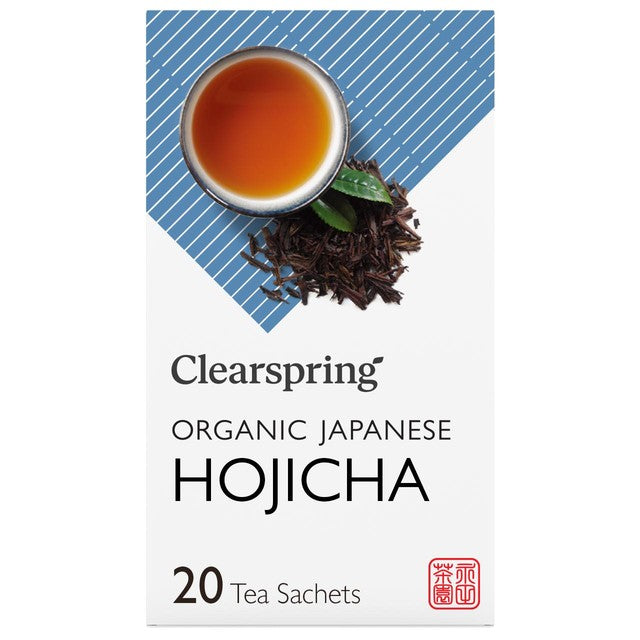 Clearspring organic Hojicha roasted green tea teabags (British brand)