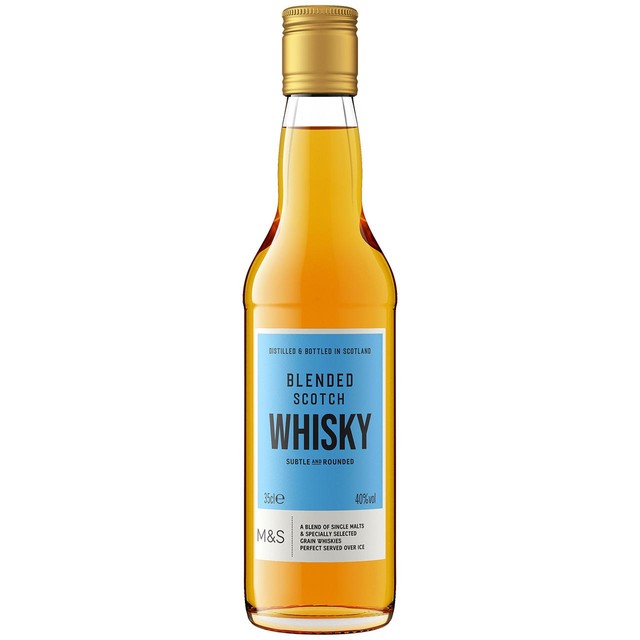 M&S Blended Scotch Whisky 35cl, imported from the UK