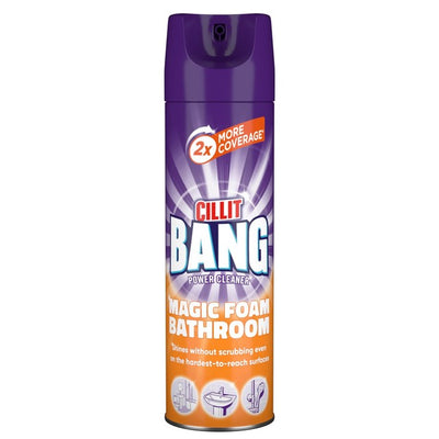M&S Cillit Bang Soapscum & Shine Foam Spray Bathroom Cleaner 600ml- Buy online at McGrocer