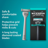 Wilkinson Sword Quattro men's razor refills (British brand)
