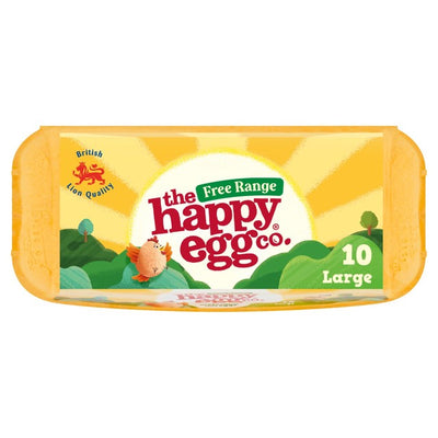 M&S Happy Eggs Large Free Range Eggs 10 Pack- Buy online at McGrocer