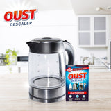 Oust All Purpose Descaler sachets 3x25ml, imported from the UK