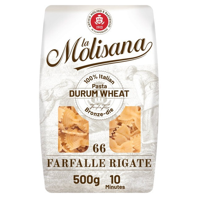 La Molisana Farfalle Rigate pasta 500g, UK version
