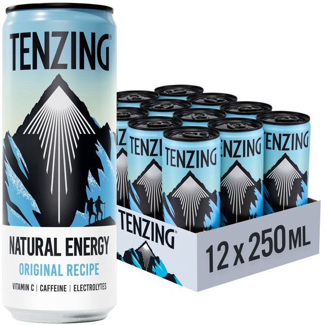 Tenzing energy drink Original Recipe 12 x 250ml case (British brand)