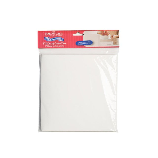 Mason Cash 8 inch white cake box, imported from the UK