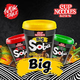 Nissin Soba Big instant noodles pot 113g, imported from the UK