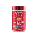 Seven Seas cod liver oil plus multivitamins capsules 90 capsules (British brand)