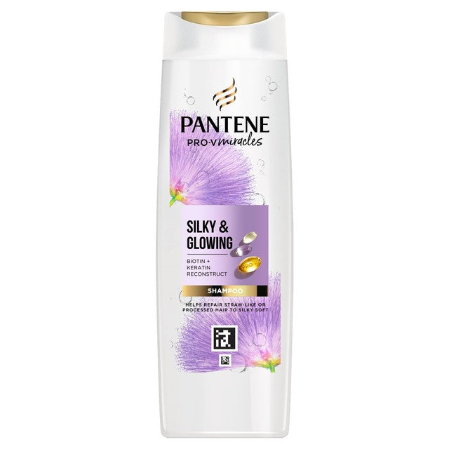 Pantene Silky and Glowing Shampoo 400ml, imported from the UK