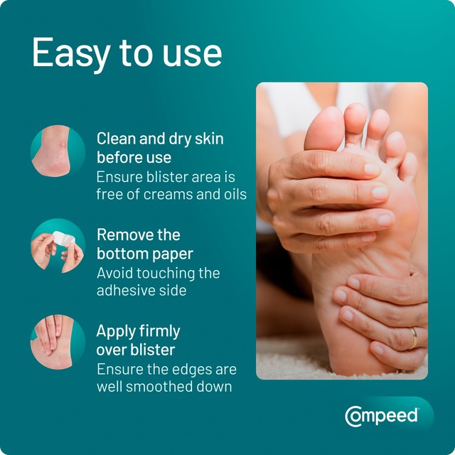 Compeed blister plasters mixed pack - British product