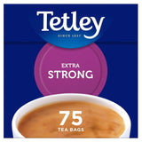 Tetley extra strong tea bags 75 pack (British brand)