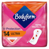 Bodyform ultra normal sanitary towels with wings, 14 pack - British product