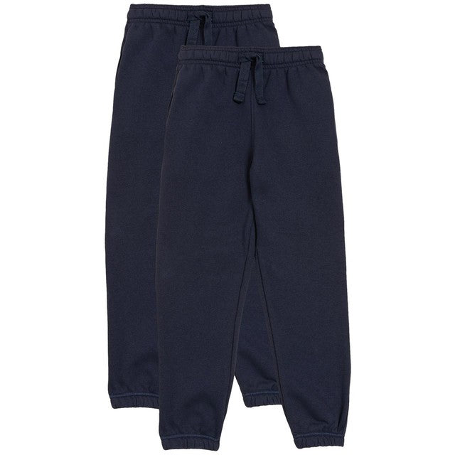 M&S kids' cotton-rich joggers navy 3-4 years, imported from the UK