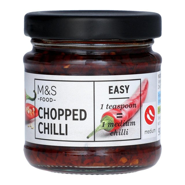M&S Easy Chilli dried chillies in white wine vinegar 90g - British product