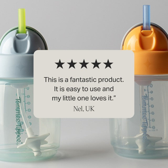 Tommee Tippee trainer straw cup baby drinking 2 pack (British brand)