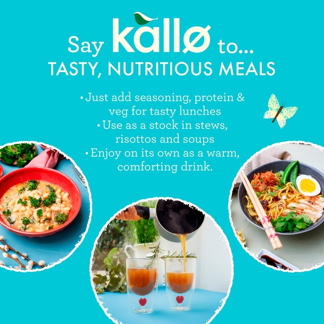 Kallo Organic Vegetable Broth carton, imported from the UK