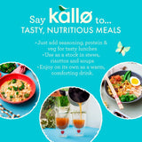 Kallo Organic Vegetable Broth carton, imported from the UK