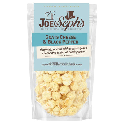 M&S Joe & Seph's Goats Cheese & Black Pepper Savoury Popcorn 65g- Buy online at McGrocer