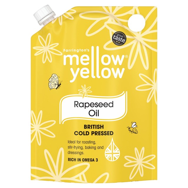 Farrington's Mellow Yellow cold pressed rapeseed oil 2L - British product