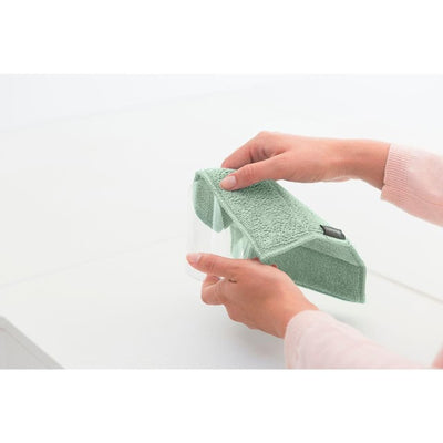 M&S Brabantia Sinkside Microfibre Cleaning Pads Jade Green Set of 3 16x22cm- Buy online at McGrocer