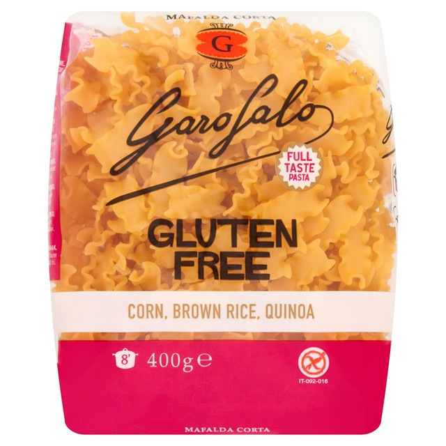 Garofalo Gluten Free Mafalda Corta pasta 400g, UK version