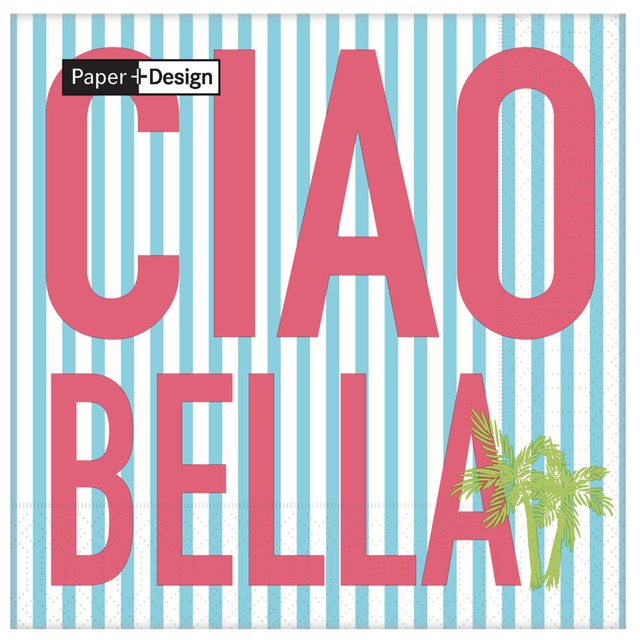 Duni Ciao Bella 3 ply napkins 20 pack, UK version