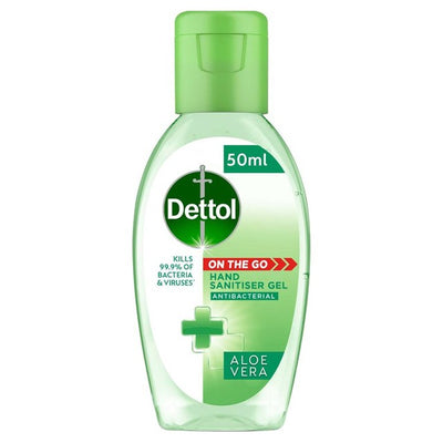 M&S Dettol Antibacterial Hand Sanitiser Aloe Vera Gel 50ml- Buy online at McGrocer