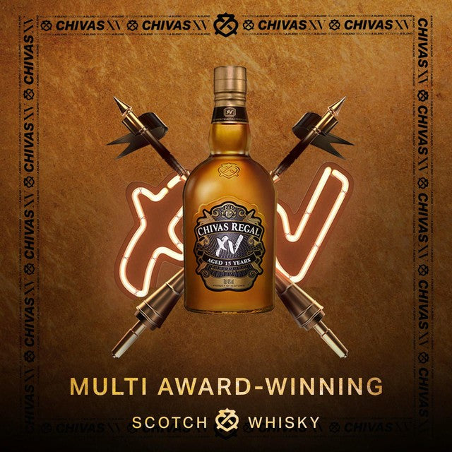 Chivas Regal XV 15 Year Old blended Scotch whisky 70cl - British product
