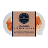 M&S seafood shells with prawns and salmon 148g, imported from the UK