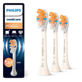 Philips toothbrush replacement head white 3 pack, imported from the UK