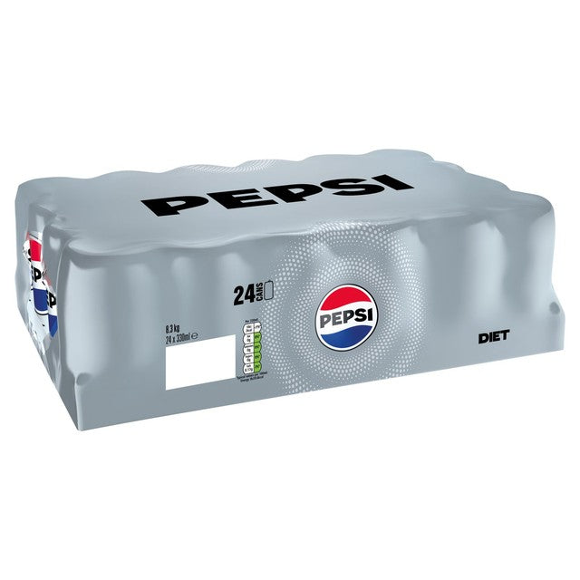 Pepsi Diet cola 24 x 330ml, imported from the UK