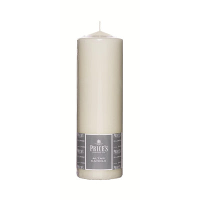 M&S Price's Altar Candle Ivory 250mm x 80mm- Buy online at McGrocer