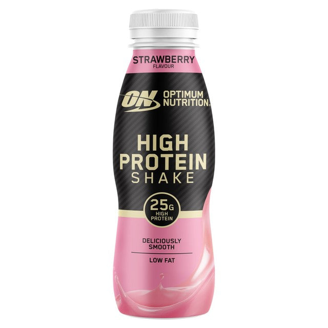 Optimum Nutrition strawberry protein shake 330ml, imported from the UK