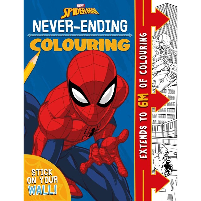 Igloo Books Marvel Spider-Man colouring book, UK version