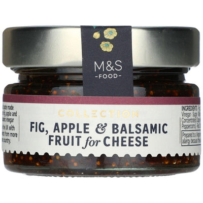 M&S M&S Fig, Apple & Balsamic Fruit Paste for Cheese 120g- Buy online at McGrocer