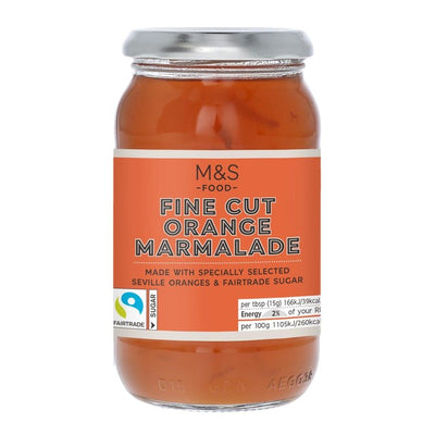 M&S Fine Cut Orange Marmalade with Fairtrade Sugar and Seville Oranges- Buy online at McGrocer