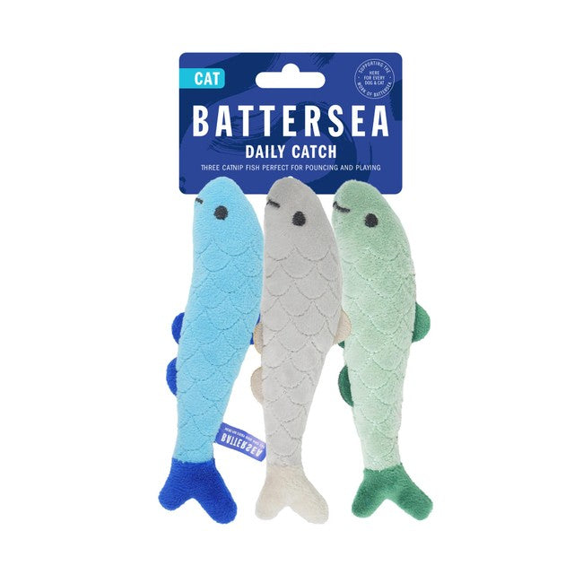 Rosewood catnip fish toys set of 3 - British product