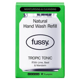 Fussy natural hand wash refill Tropic Tonic - British product