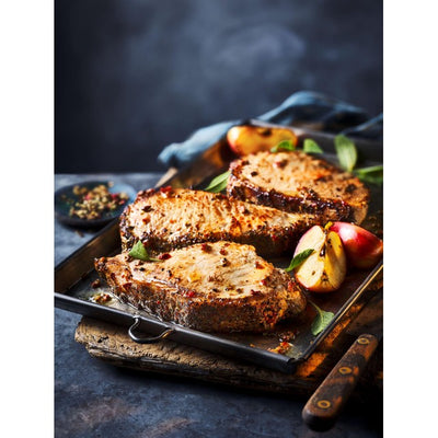 M&S M&S Heritage Gold 2 شرائح لحم فخذ خنزير بريطاني مربى في الهواء الطلق مغطاة بالفلفل 300 جرام - اشترِ عبر الإنترنت من McGrocer
