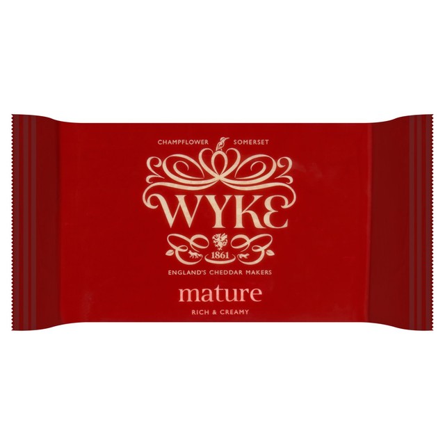 Wyke Farms mature white cheddar cheese 300g (British brand)